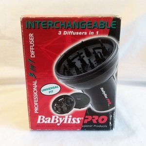 Babyliss Pro-Interchangeable 3 in 1 Diffuser-Universal Fit-Model BABD05C